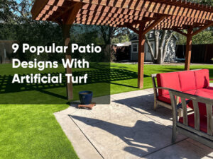 Artificial Turf Patio
