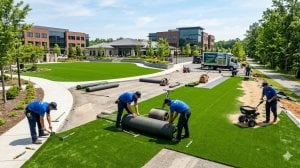 How Professional Commercial Artificial Turf Installers Transform Outdoor Spaces