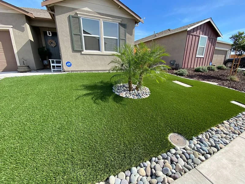 front yard artificial grass