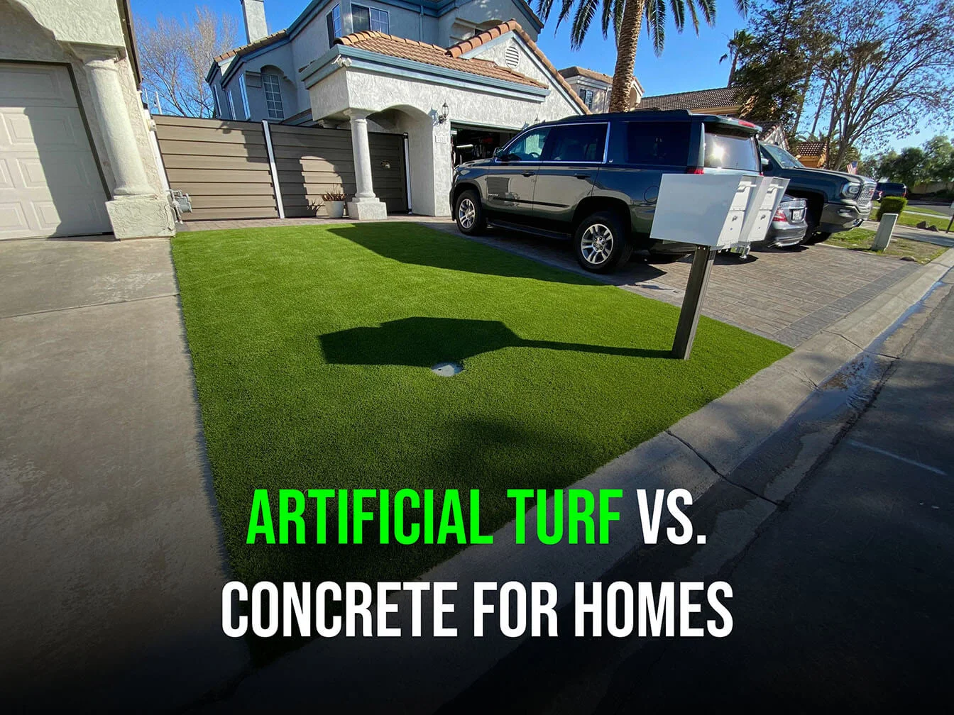 Artificial Turf in San Antonio, TX vs. Concrete for Homes