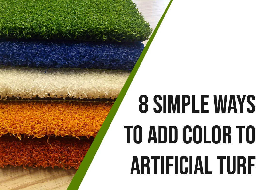 8 Simple Ways to Add Color to Artificial Turf