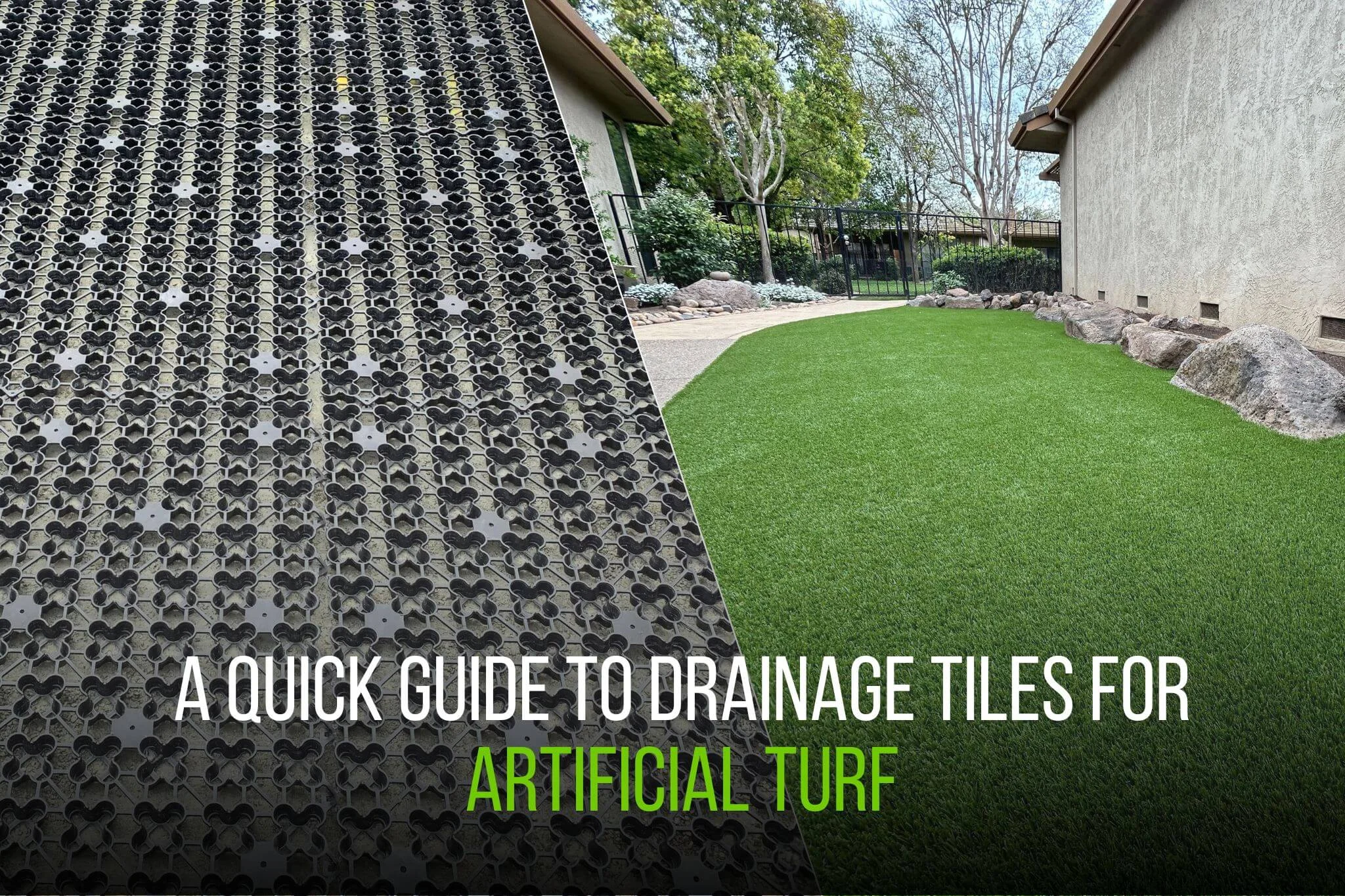 A Quick Guide to Drainage Tiles for Artificial Turf - amazing 1