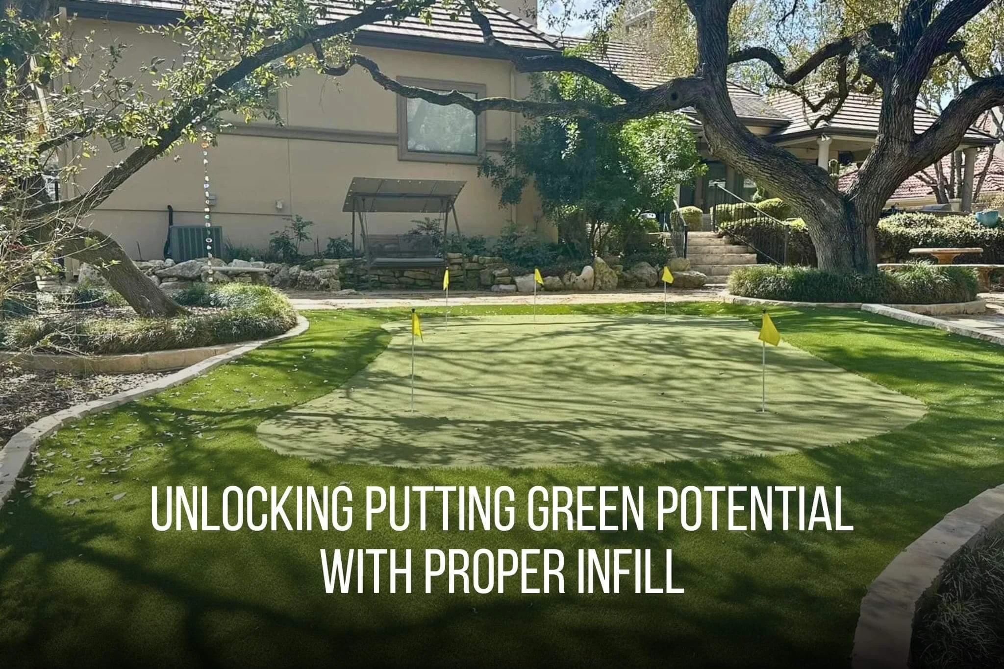 Unlocking Putting Green Potential with Proper Infill - Amazing Turf Lawn 3