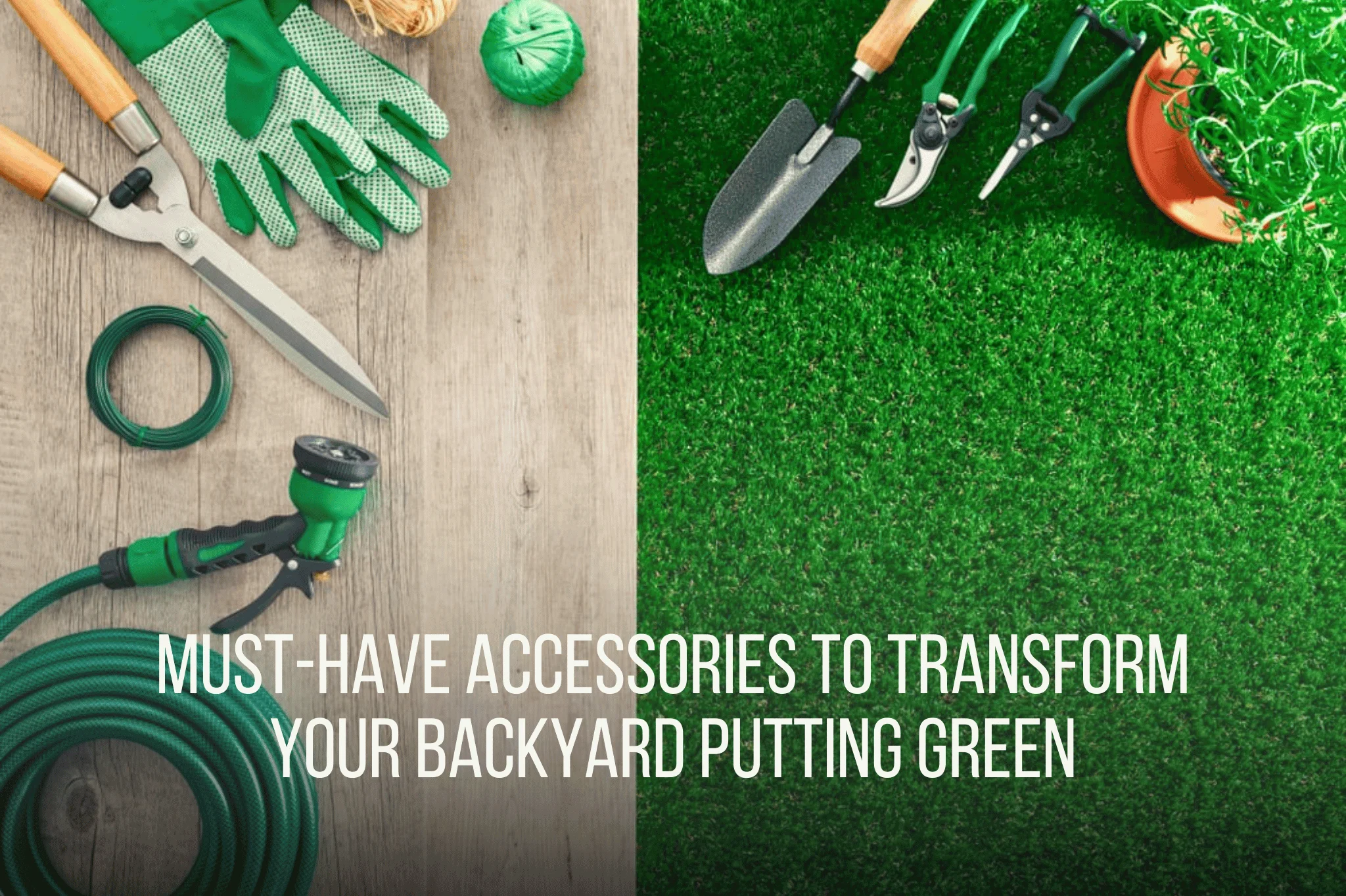Must-Have Accessories to Transform Your Backyard Putting Green
